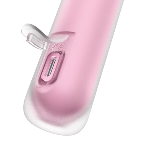 Вакуумно-волновой бесконтактный стимулятор клитора розовый First Kiss Satisfyer