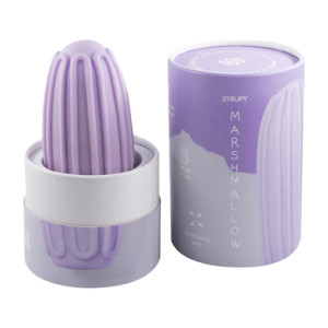Мастурбатор двусторонний фиолетовый Marshmallow Maxi Syrupy