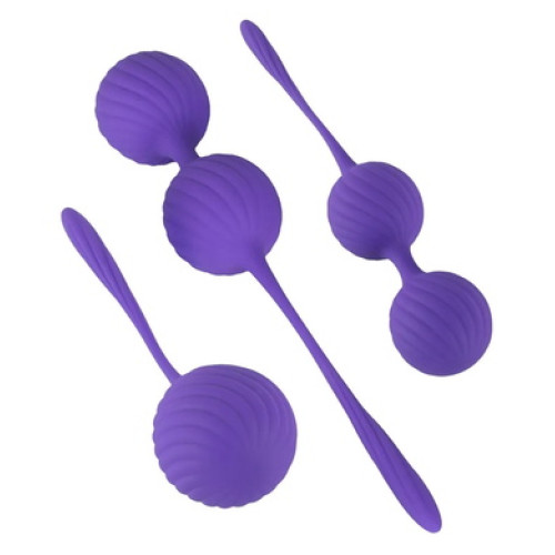 Набор вагинальных шариков фиолетовый Smile 3 Kegel Training Balls