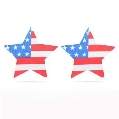 Набор дерзких пэстисов для груди Stars and Stripes Nipple Pasties