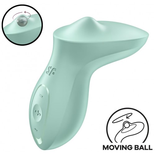 Клиторальный вибростимулятор мятный Exciterrr Satisfyer