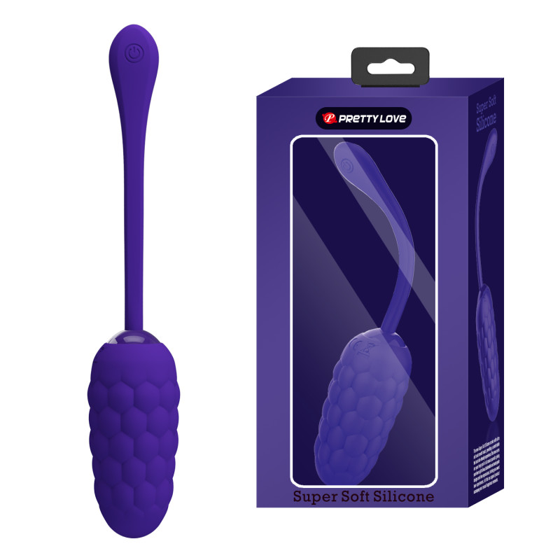 Виброяйцо Pretty Love Super Soft Silicone Синее