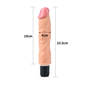 Реалистичный гнущийся вибратор Xtreme Flexi 23 см (иной угол)