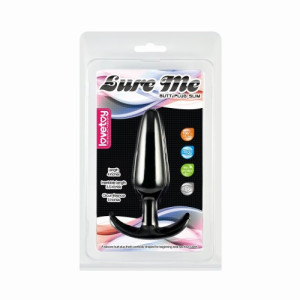 Классическая анальная пробка Черная LURE ME S