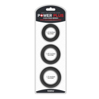Набор из 3 плоских эрекционных колец Power Plus