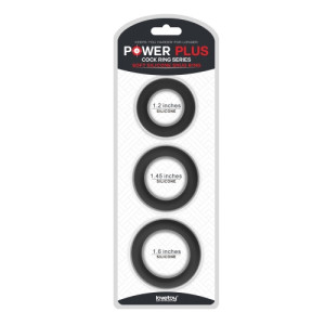 Набор из 3 плоских эрекционных колец Power Plus