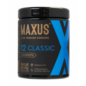 Классические презервативы MAXUS Classic X-Edition 12 шт