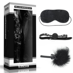 Набор для ролевых игр Deluxe Bondage Kit (маска, кляп, тиклер)