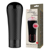 Мастурбатор ротик в колбе с вибрацией Pink Lips Baile