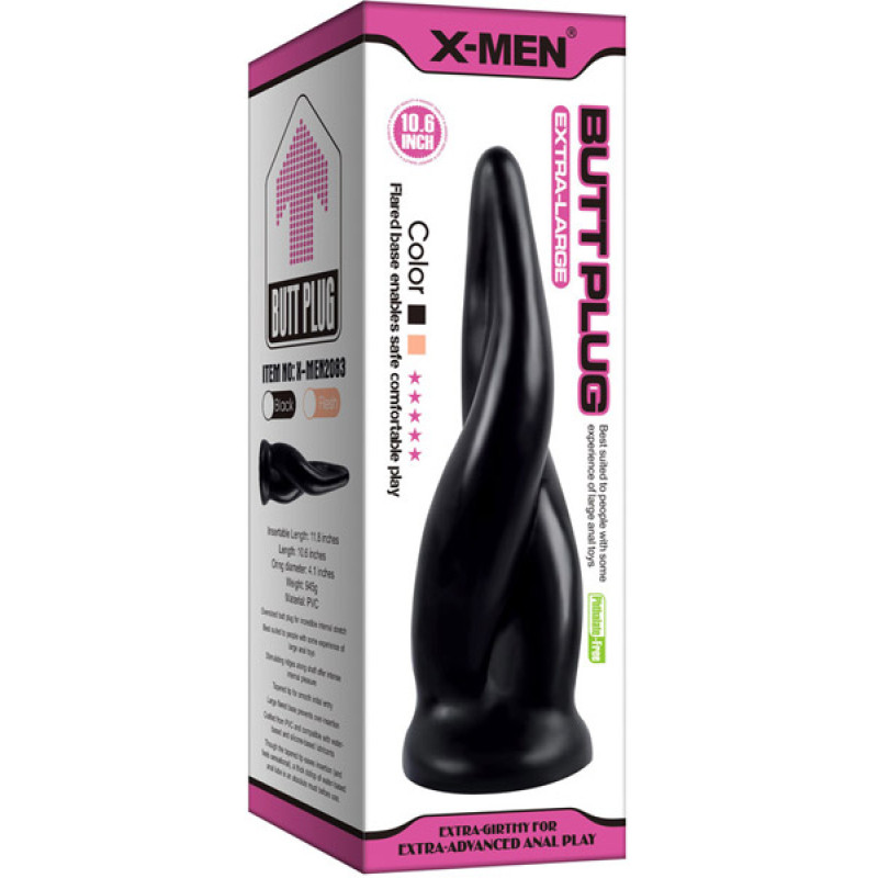 Двойная анальная втулка X-MEN Butt Plug 27 см