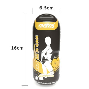 Мастурбатор в колбе попка Sex In A Can Anus Stamina Tunnel с вибрацией (иной угол)