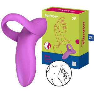 Вибратор на палец фиолетовый Bold Lover Satisfyer