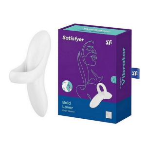 Вибратор на палец белый Bold Lover Satisfyer