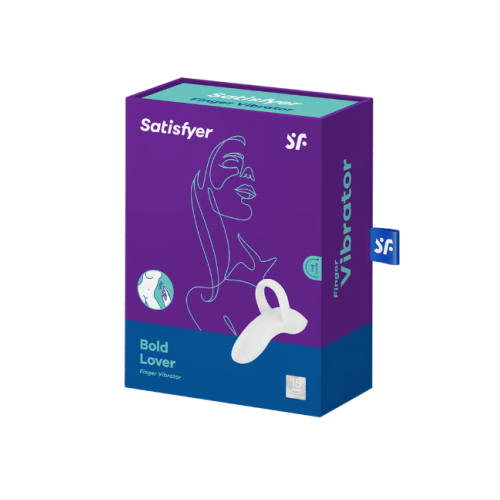 Вибратор на палец белый Bold Lover Satisfyer