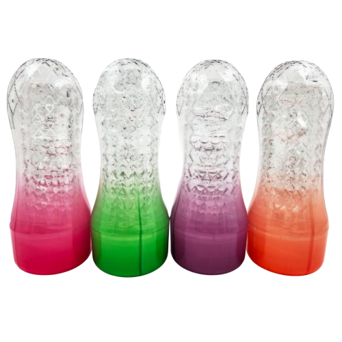 Мастурбатор в прозрачной колбе Rainbow Masturbation Cup