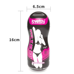 Мастурбатор в колбе вагина Sex In A Can Vagina Lotus Tunnel (иной угол)