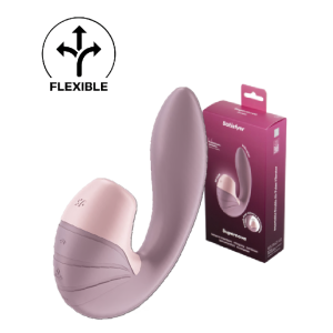 Вибратор с вакуумно-волновым стимулятором клитора розовый Satisfyer Supernova Old Rose