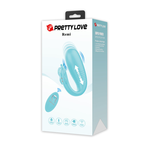 Вибратор с поступательными движениями Pretty Love Remi