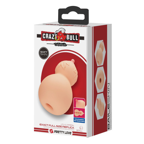 Мастурбатор в виде груди Crazy bull Calabash