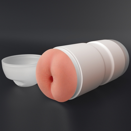 Мастурбатор в колбе попка Sex In A Can Anus Stamina Tunnel с вибрацией