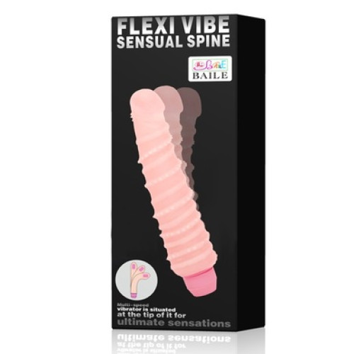 Вибратор с хребтом гнущийся Baile Flexi Vibe