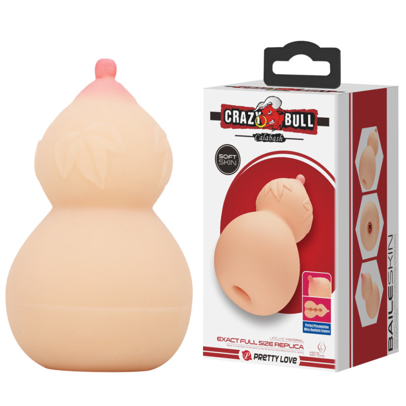 Мастурбатор в виде груди Crazy bull Calabash