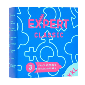 Презервативы увеличенного размера EXPERT Classic XXL (3 шт)