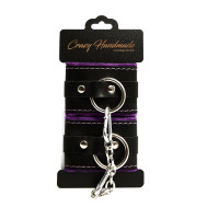 Оковы прямоугольные с мягкой фиолетовой подкладкой Crazy Handmade