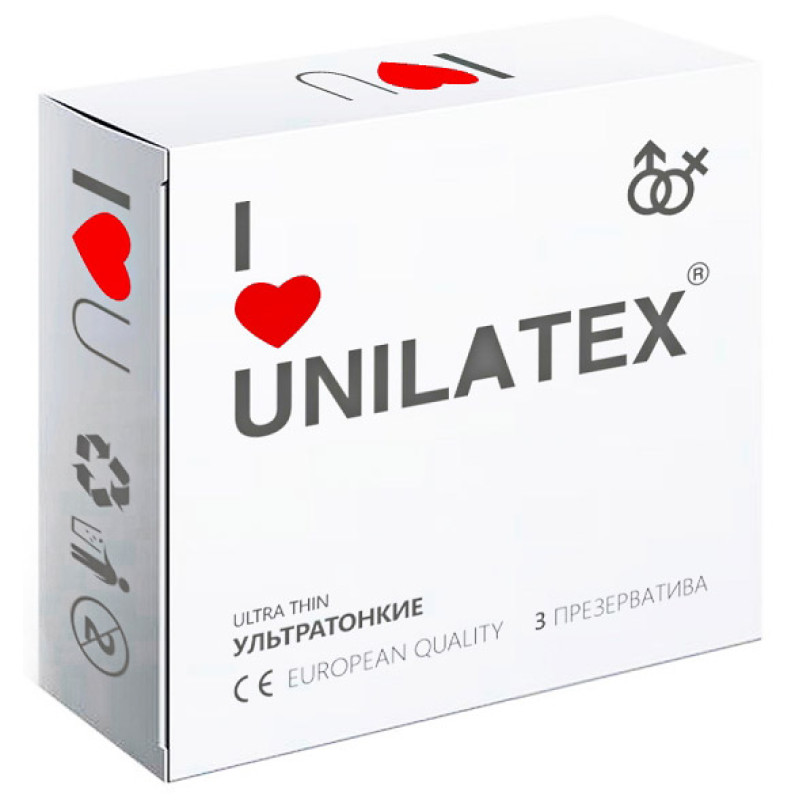 Презервативы ультратонкие Unilatex Ultrathin (3 шт)