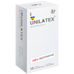 Презервативы цветные ароматизированные Unilatex Multifruts (15 шт)