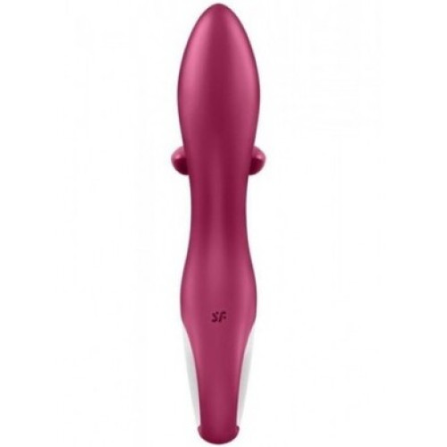 Вибратор-кролик для точки G малиновый Satisfyer Embrace Me