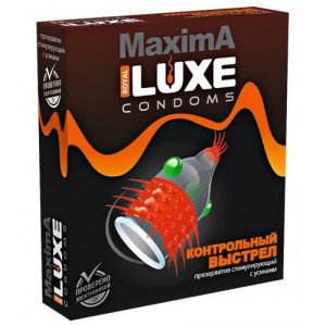 Презерватив Luxe Maxima Контрольный Выстрел 1 штука