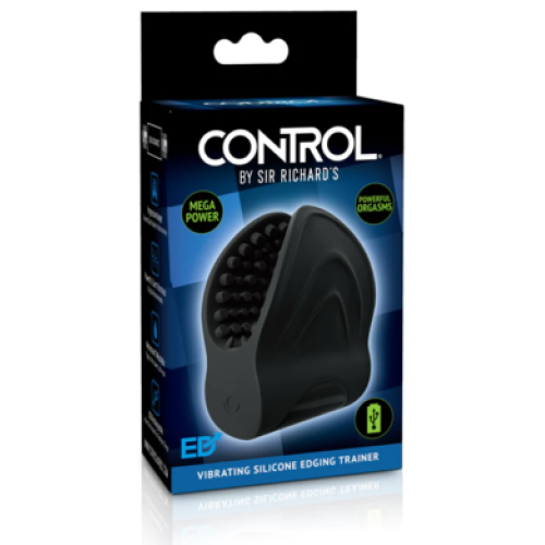 Нереалистичный мастурбатор с вибрацией Vibrating Silicone Edging Trainer