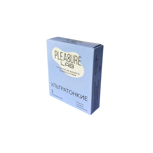 Презервативы ультратонкие Pleasure Lab (3 шт)