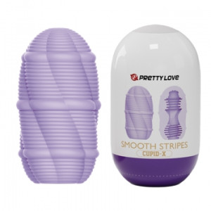 Нереалистичный мастурбатор Pretty Love Smooth Stripes Cupid-X