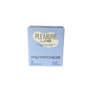 Презервативы ультратонкие Pleasure Lab (3 шт)