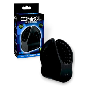 Нереалистичный мастурбатор с вибрацией Vibrating Silicone Edging Trainer
