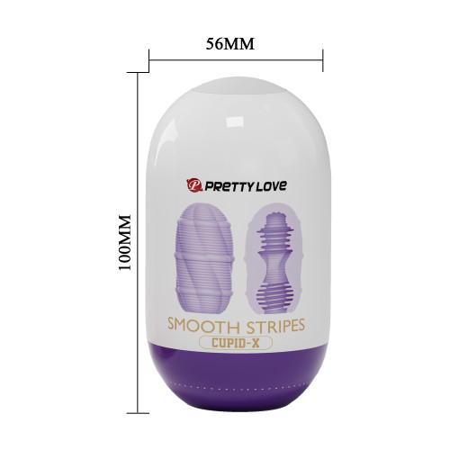 Нереалистичный мастурбатор Pretty Love Smooth Stripes Cupid-X
