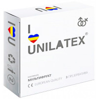 Презервативы цветные ароматизированные Unilatex Multifruts (3 шт)