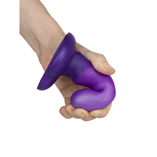 Нереалистичный фаллоимитатор Lola Toys Unicorn Mini Purple 12,5 см