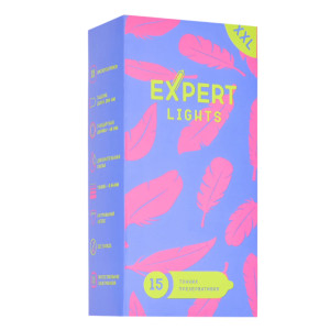 Презервативы ультратонкие увеличенного размера EXPERT Lights XXL (15 шт)