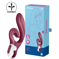 Вибратор-кролик бордовый Love Me Satisfyer