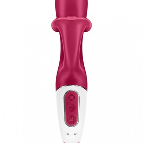 Вибратор-кролик для точки G малиновый Satisfyer Embrace Me