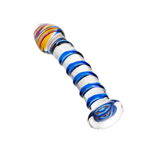 Нереалистичный фаллос Sexus Glass из стекла