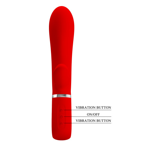 Вибратор-кролик Pretty Love Super Soft Silicone Красный