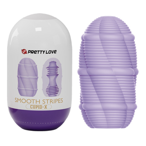 Нереалистичный мастурбатор Pretty Love Smooth Stripes Cupid-X