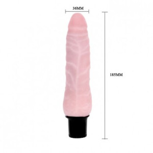 Реалистичный вибратор The Realistic Cock 19 см (иной угол)