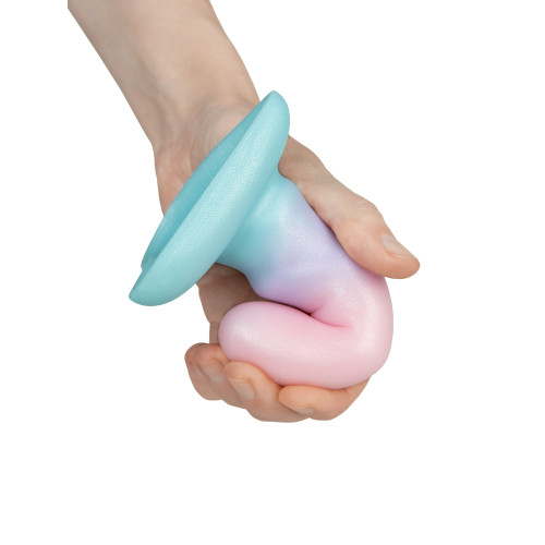 Нереалистичный фаллоимитатор Lola Toys Unicorn Mini Light 12,5 см