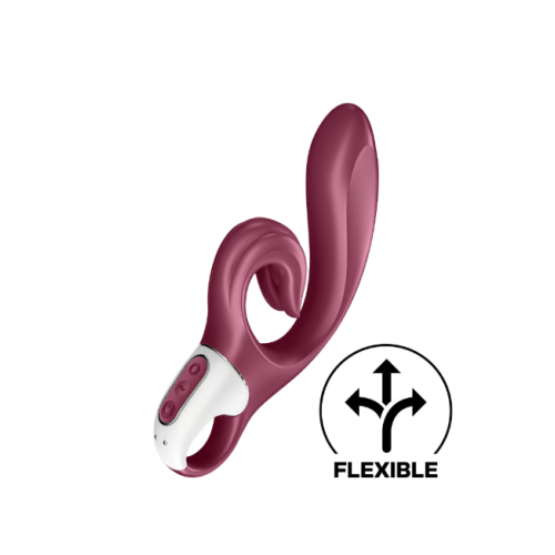 Вибратор-кролик бордовый Love Me Satisfyer