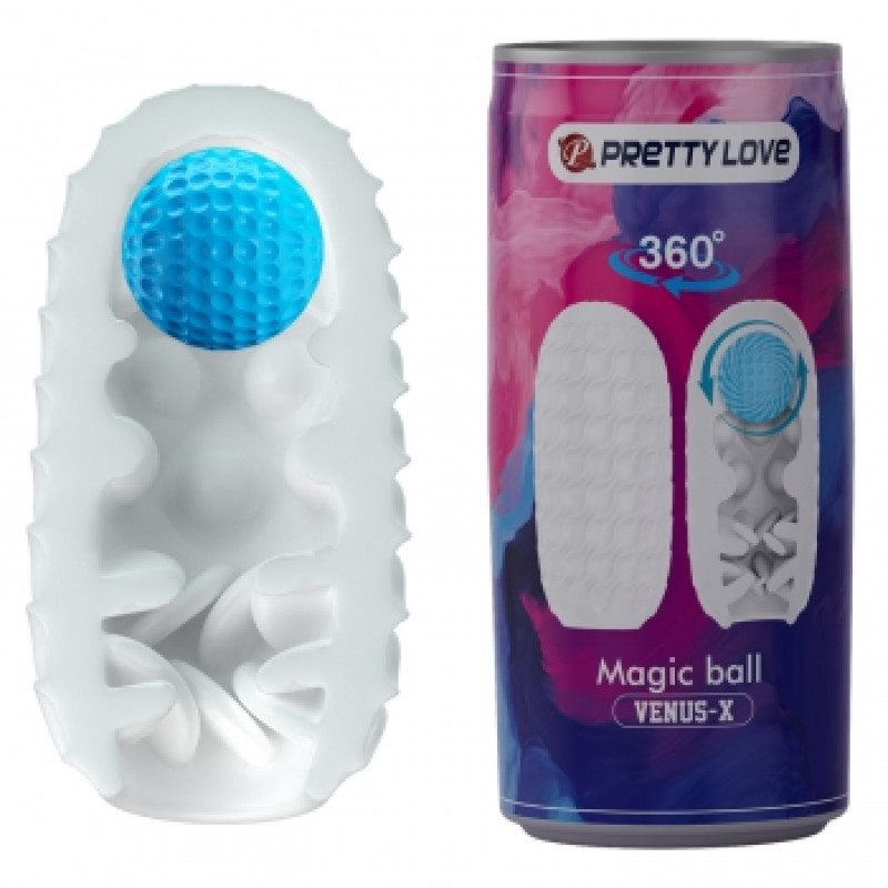 Нереалистичный мастурбатор Pretty Love Magic Ball